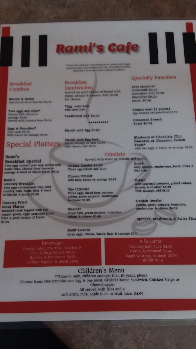 Menu - Rami's Cafe photo 10