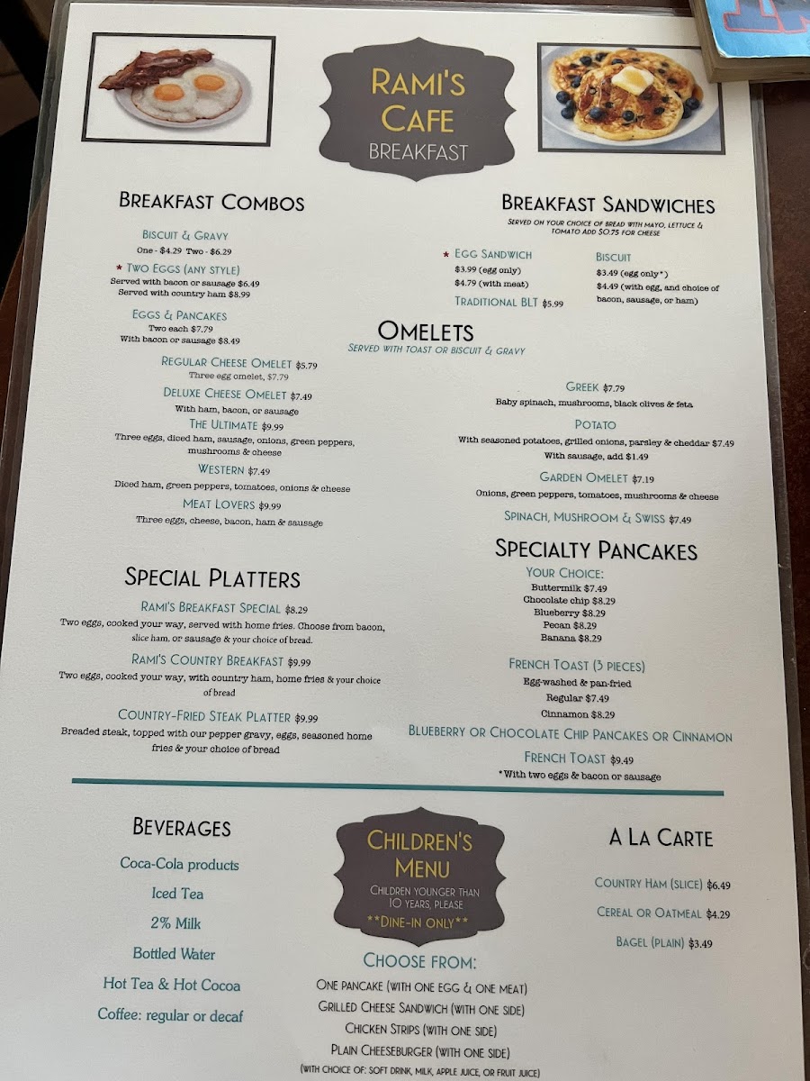Menu - Rami's Cafe photo 2