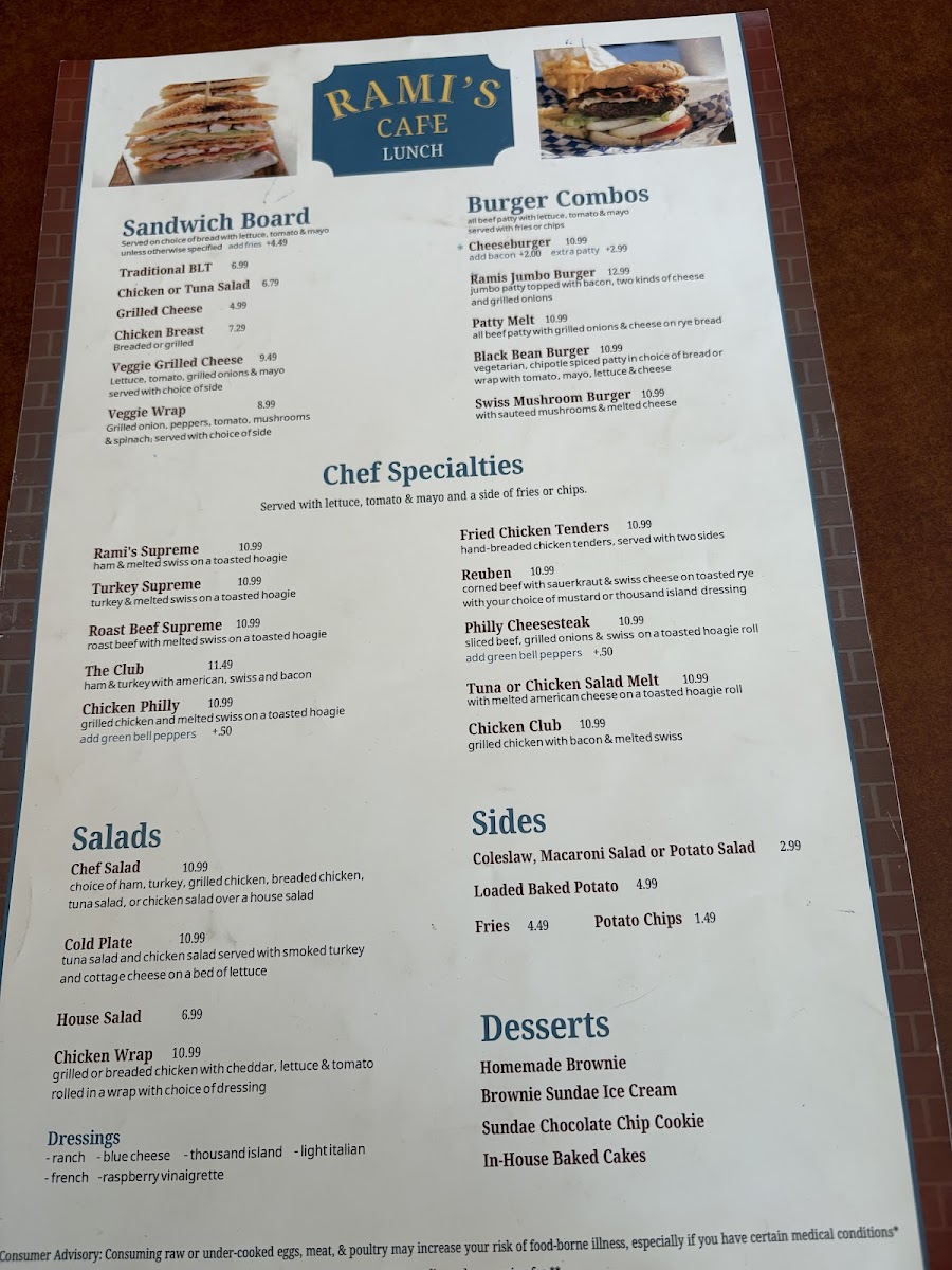 Menu - Rami's Cafe photo 3