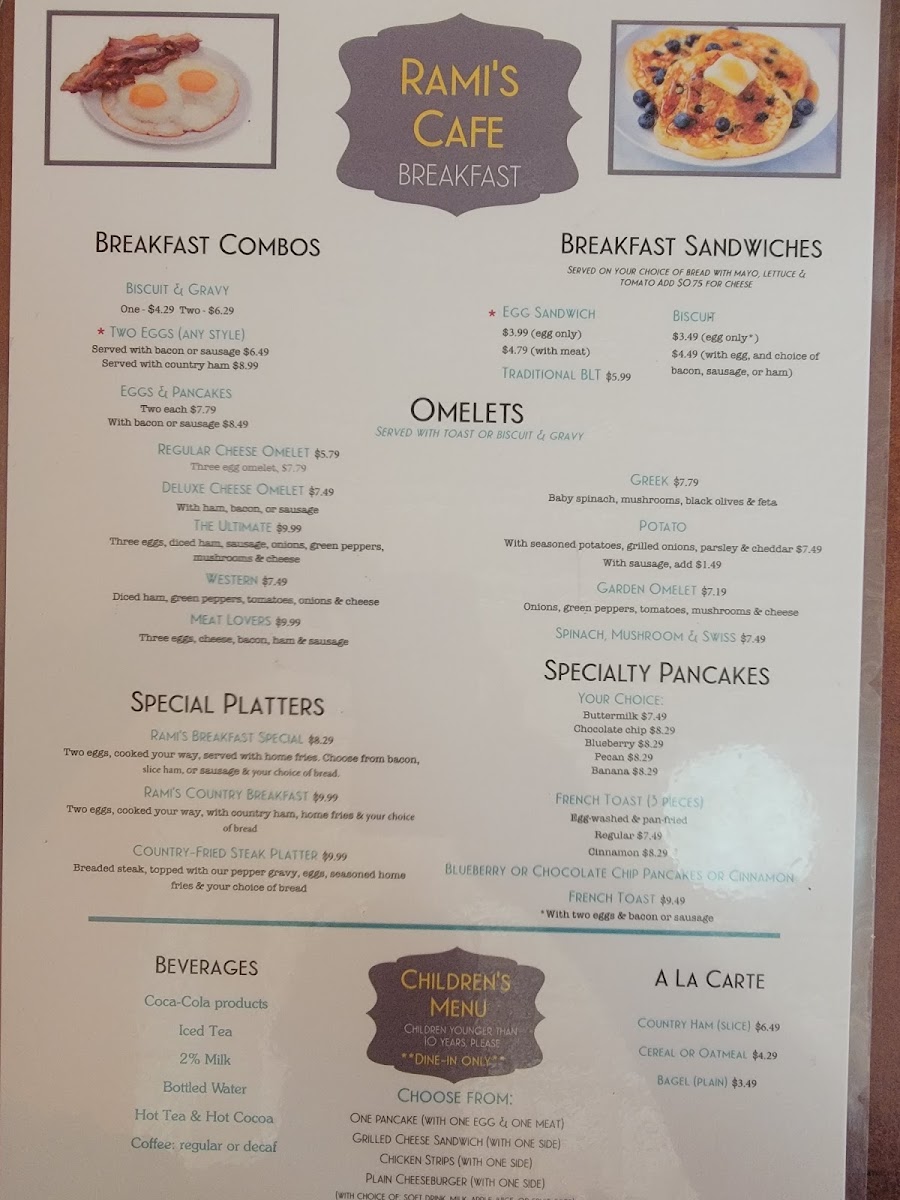 Menu - Rami's Cafe photo 4