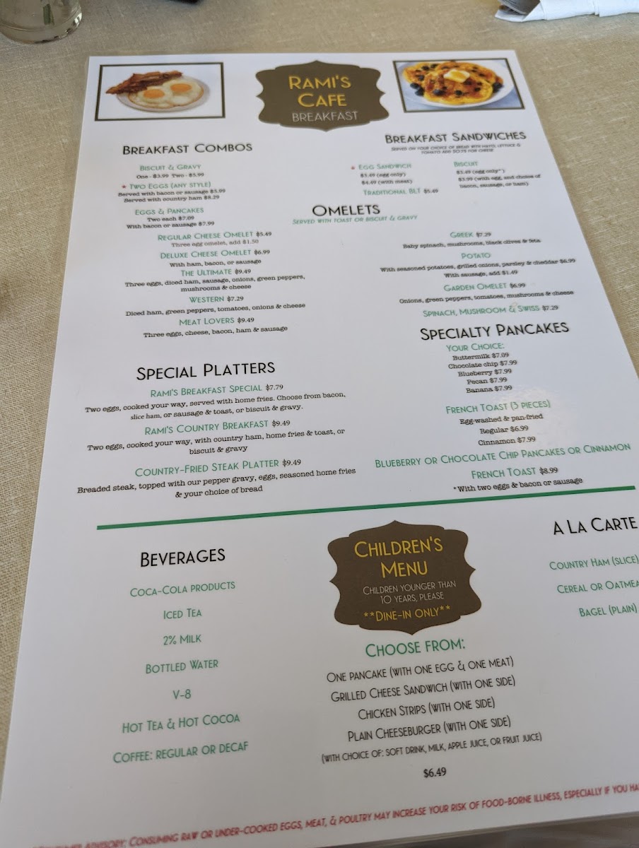 Menu - Rami's Cafe photo 8